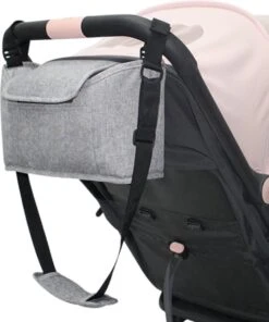 Wandelwagen Tas | Luiertas | Organizer | 30 X 17 CM | Bevestig Aan Kinderwagen | Mama | Baby |