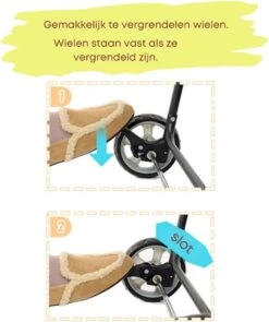 Merkloos Homezie Hondenbuggy | Huisdieren Tot 15 Kg | 4-wieler | Hondenbuggy Inklapbare | Katten Buggy | Buggy | Huisdieren Buggy -Auto Zit Verkoop 1004x1200 2