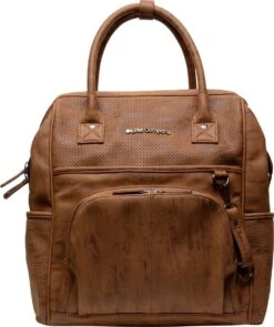 Little Company Riga Perfo Luiertas - Cognac -Auto Zit Verkoop 1005x1200 1