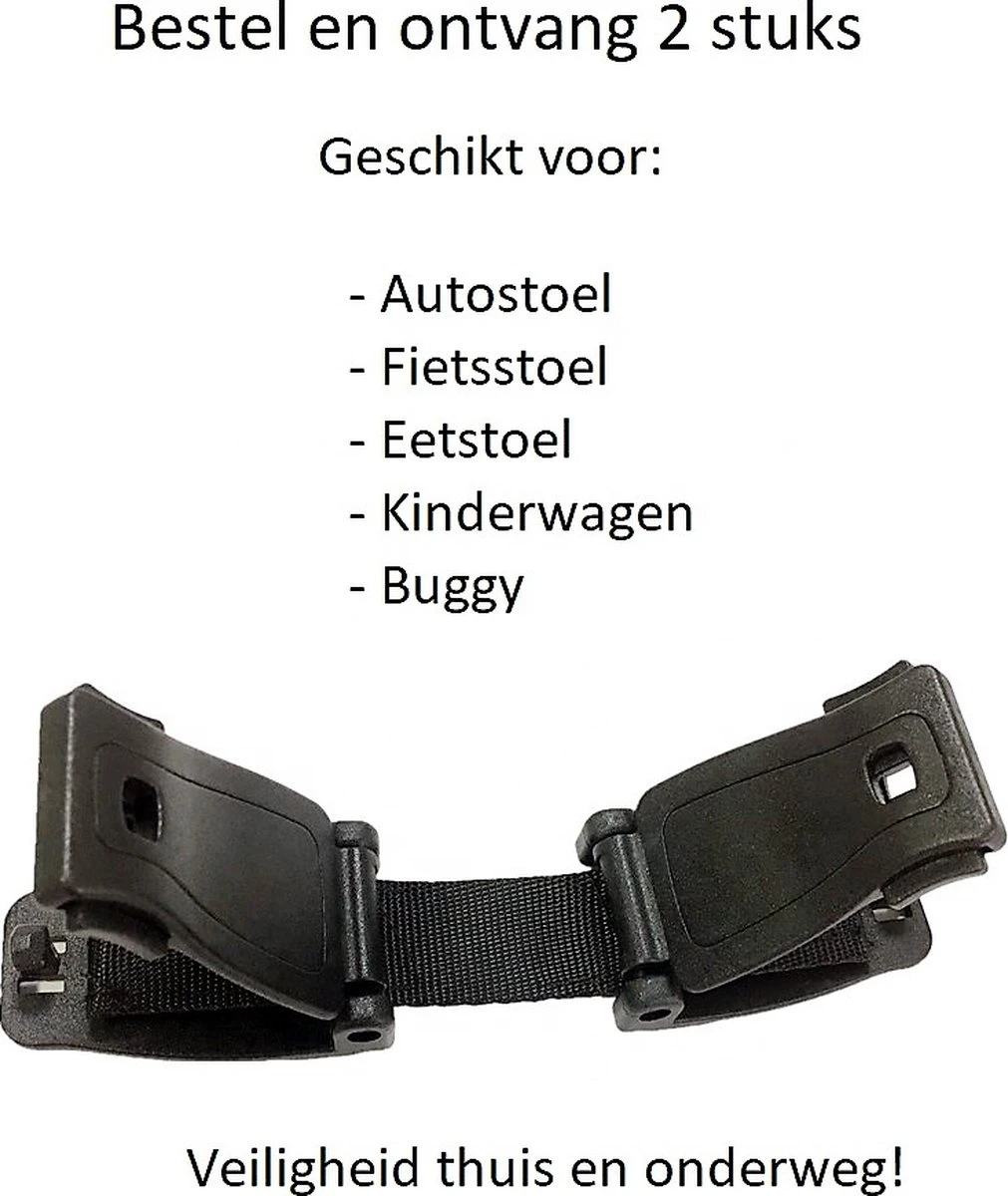 My Favourites By Far®-2 X Gordelclip- Accessoire Voor Auto Kinderstoel-Voorkomt Dat Kind Armen Uit Veiligheidsharnas Kan Halen-Gordelclip Kinderstoel-fietsstoel 4 My Favourites By Far®-2 X Gordelclip- Accessoire Voor Auto Kinderstoel-Voorkomt Dat Kind Armen Uit Veiligheidsharnas Kan Halen-Gordelclip Kinderstoel-fietsstoel - Afbeelding 2
