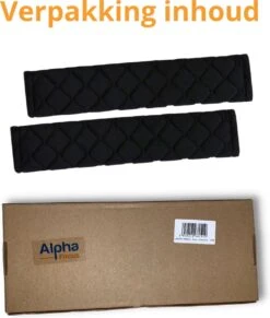 Merkloos Luxe Gordelhoes - Auto Gordelbeschermer - Gordelkussen - Zwart - 2 Stuks Gordelbeschermers -Auto Zit Verkoop 1019x1200 1