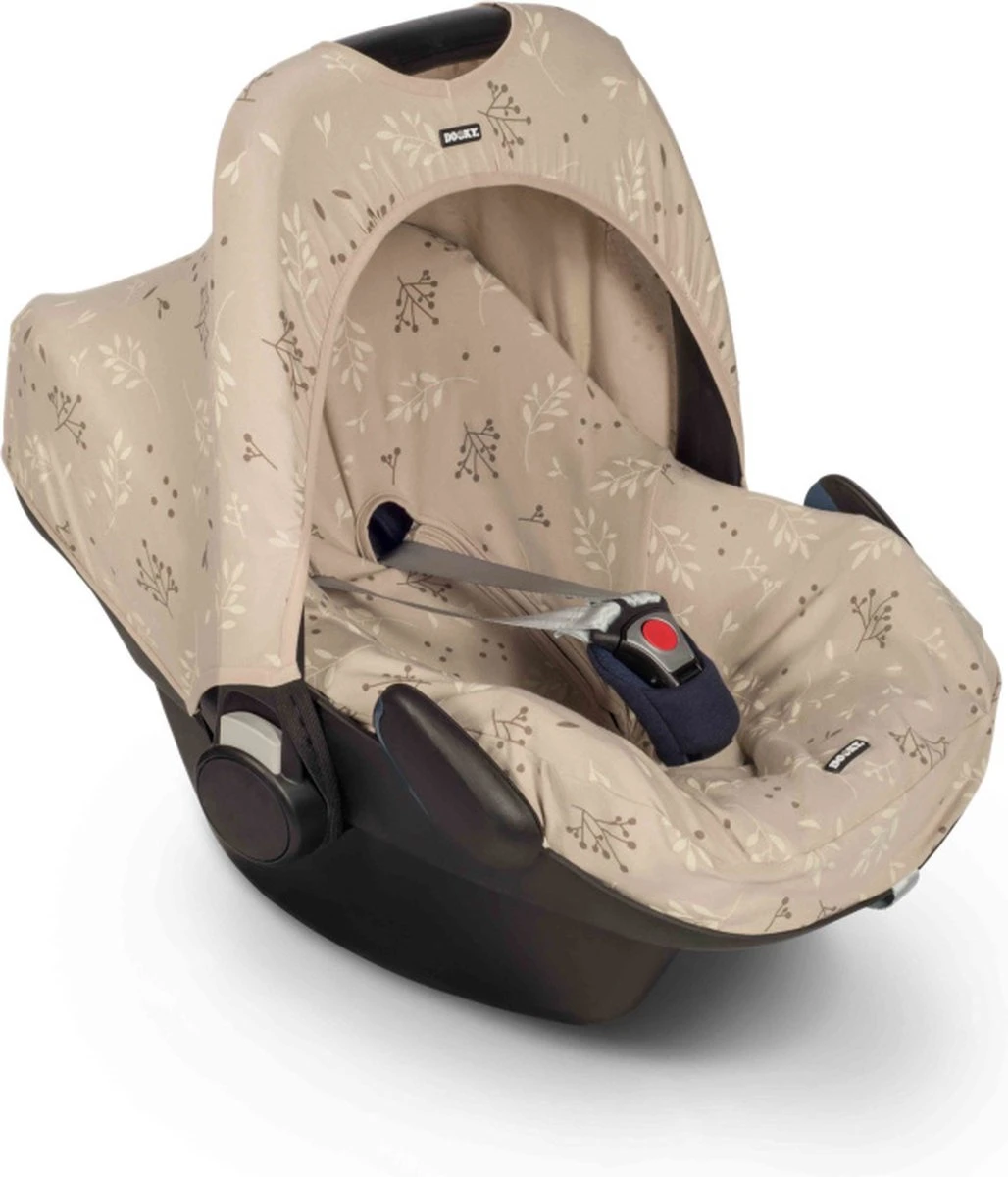 Dooky Seat Cover 0+ Autostoelhoes - Romantic Leaves Black 7 Dooky Seat Cover 0+ Autostoelhoes - Romantic Leaves Black - Afbeelding 5