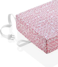 Stoelverhoger Babyjem Booster EasyClean Square Pink -Auto Zit Verkoop 1037x1200 1