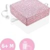 Stoelverhoger Babyjem Booster EasyClean Square Pink -Auto Zit Verkoop 1043x1200