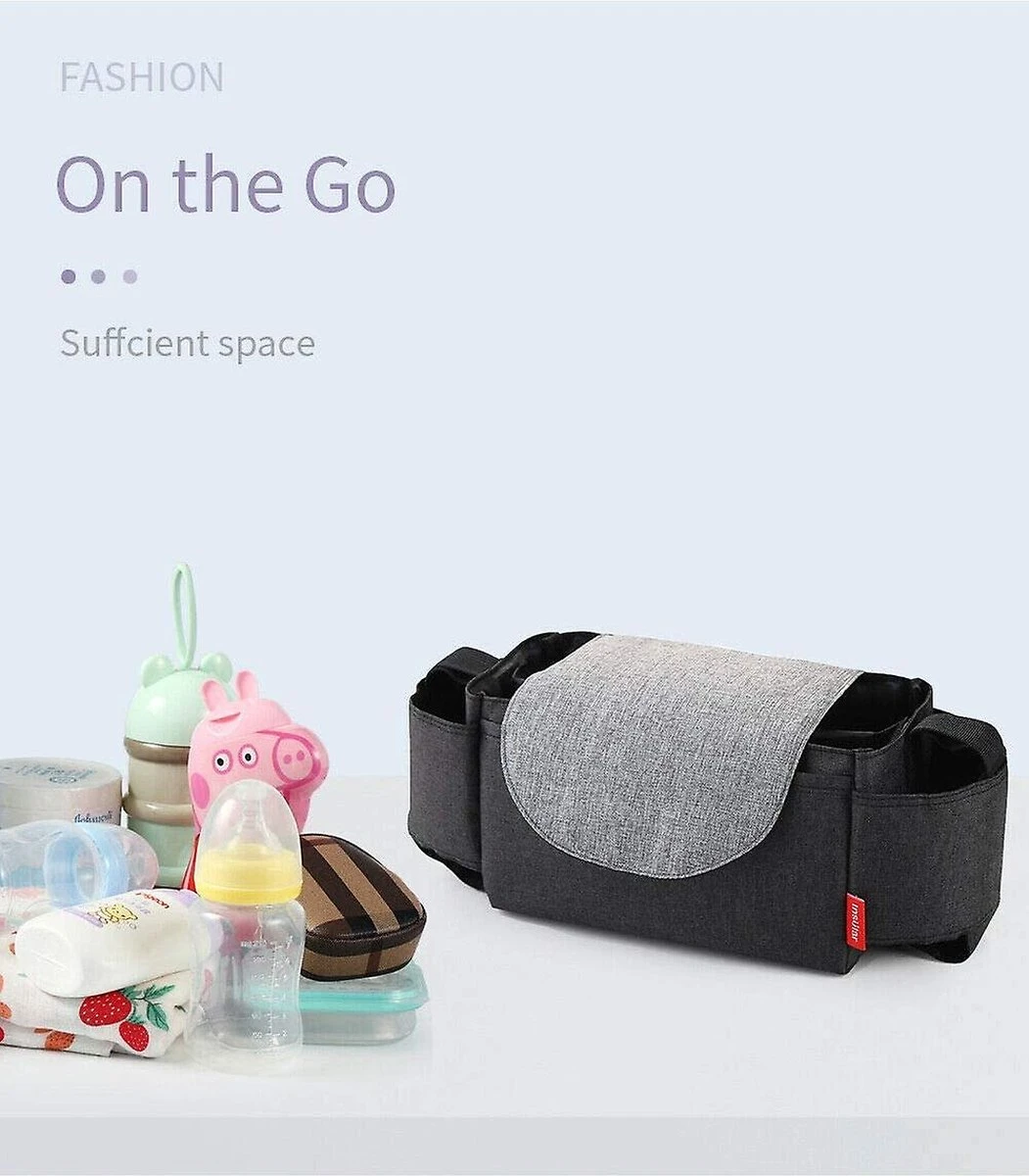 BOTC Kinderwagen Organizer - Buggy Tas Organizer - Wandelwagen Organizer - Luiertas - Telefoonhouder 5 BOTC Kinderwagen Organizer - Buggy Tas Organizer - Wandelwagen Organizer - Luiertas - Telefoonhouder - Afbeelding 3