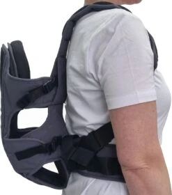 Merkloos Ergonomische Babydrager - Grijs - Draagzak - Voor Buik En Rug -Auto Zit Verkoop 1060x1200