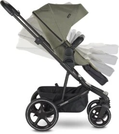 Easywalker Harvey 3 / Harvey³ Voordeelset Bestaande Uit Kinderwagen, Reiswieg, Voetenzak, Regenhoes Voor Zitting En Reiswieg, Hoes Voor De Reiswiegmatras - Kleur Fossil Grey -Auto Zit Verkoop 1069x1200 3