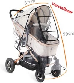 Achilles Universele Regenhoes Kinderwagen (2023 Model)– Buggy Hoes Universeel – Tegen Regen & Miezer -Auto Zit Verkoop 1071x1200 4