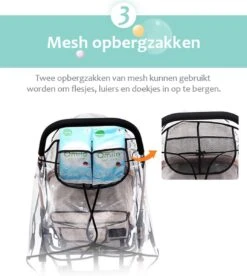 Achilles Universele Regenhoes Kinderwagen (2023 Model)– Buggy Hoes Universeel – Tegen Regen & Miezer -Auto Zit Verkoop 1073x1200 2