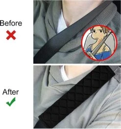 BOTC Gordelhoezen - Schouderhoezen - Gordelkussen - Auto Gordel Beschermer - 2 Stuks Gordelbeschermer - Universele Autogordel Cover -Auto Zit Verkoop 1123x1200 1