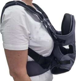 Merkloos Ergonomische Babydrager - Grijs - Draagzak - Voor Buik En Rug -Auto Zit Verkoop 1125x1200 1