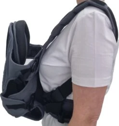 Merkloos Ergonomische Babydrager - Grijs - Draagzak - Voor Buik En Rug -Auto Zit Verkoop 1135x1200 1