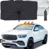 TDR - Zonnescherm / Autoparaplu - Binnenkant Voorruit Auto - Opvouwbaar - Hitte En UV Bescherming - 122 X 65 Cm -Auto Zit Verkoop 1141x1200 3