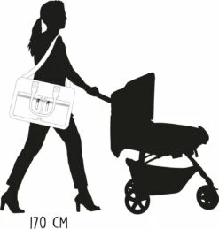 Kidzroom Black And White Luiertas - Zwart - Ophanglussen Kinderwagen - Verschoonmatje - Verstelbare Schouderband -Auto Zit Verkoop 1144x1200 4