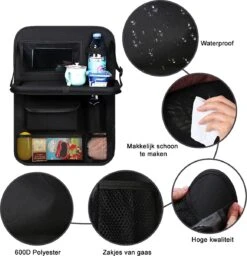 Auto Organizer Met Tablethouder - Autostoel Organizer Achterbank - Met Tablethouder - Auto Accessories - Zwart - 1 Stuk - Cadeautje -Auto Zit Verkoop 1160x1200 5