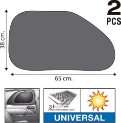 Car Plus Zonneschermen Zijruit 3-laags 38 X 65 Cm Zwart 2 Stuks -Auto Zit Verkoop 1179x1200 1