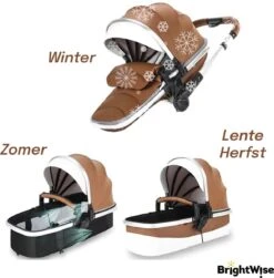 Merkloos BrightWise® Luxe Kinderwagen 3 In 1 Voldoet Aan Alle Europese Veiligheidscertificaten - Wandelwagen - Kinderwagen 3-in-1 Incl Autostoel - Kinderwagen Maxi Cosi – Buggy 3 In 1 - Newborn - Leer - Bruin 28 Merkloos BrightWise® Luxe Kinderwagen 3 In 1 Voldoet Aan Alle Europese Veiligheidscertificaten - Wandelwagen - Kinderwagen 3-in-1 Incl Autostoel - Kinderwagen Maxi Cosi – Buggy 3 In 1 - Newborn - Leer - Bruin -Auto Zit Verkoop 1181x1200 4