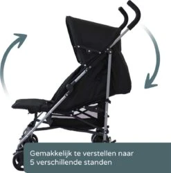Prénatal Plus Buggy - Kinderwagen - Inklapbaar En Verstelbaar - Met Boodschappenmand - Plooibuggy Zwart -Auto Zit Verkoop 1184x1200 1