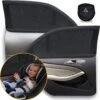Lifestyle Living Zonnescherm – Overtrek Voor Auto Zijruit - Zonwering Voor Baby En Kind – Zonder Zuignappen – Incl. Hoes – MAX 112 X 51CM -Auto Zit Verkoop 1194x1200