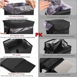 Merkloos Auto Afvalbak - Auto Accessories - Prullenbak Auto - Lekvrije Auto Vuilniszak Met Opbergzakken Multifunctioneel -Auto Zit Verkoop 1197x1200 2