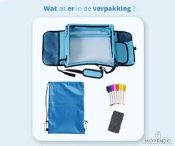 ‘’MOVENDO’’ Reistafel Voor Auto Kinderen – Autotafel – Speeltafel Auto – Travel Tray – Tekentafel – Opvouwbaar Met Tablethouder - Blauw -Auto Zit Verkoop 1200x1000 9