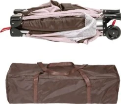 TecTake - Kinder Reisbed Babybed - Beige / Bruin - 402417 - 126x65x80 Cm Met Draagtas -Auto Zit Verkoop 1200x1023 4