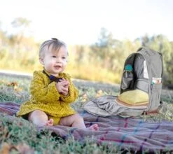 Stoere Luiertas - Rugzak - Inclusief Verschoningsmatje - Zwart -Auto Zit Verkoop 1200x1071