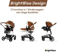 Merkloos BrightWise® Luxe Kinderwagen 3 In 1 Voldoet Aan Alle Europese Veiligheidscertificaten - Wandelwagen - Kinderwagen 3-in-1 Incl Autostoel - Kinderwagen Maxi Cosi – Buggy 3 In 1 - Newborn - Leer - Bruin 21 Merkloos BrightWise® Luxe Kinderwagen 3 In 1 Voldoet Aan Alle Europese Veiligheidscertificaten - Wandelwagen - Kinderwagen 3-in-1 Incl Autostoel - Kinderwagen Maxi Cosi – Buggy 3 In 1 - Newborn - Leer - Bruin -Auto Zit Verkoop 1200x1079 1