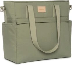 Nobodinoz Baby On The Go Luiertas Olive Green -Auto Zit Verkoop 1200x1087