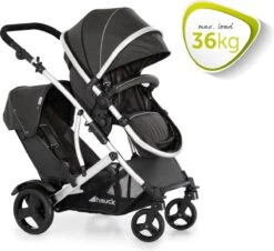 Hauck Duett 2 Duo Kinderwagen - Zwart -Auto Zit Verkoop 1200x1100 2