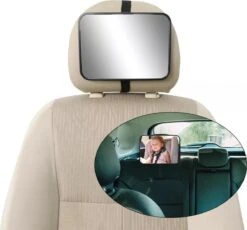Autospiegel Baby - Achteruitkijkspiegel - Baby Autospiegel - Babyspiegel Auto - Baby Veiligheid - Kinderspiegel - Baby Auto - Zwart -Auto Zit Verkoop 1200x1116 3