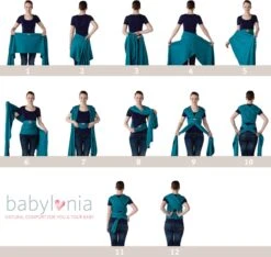 Babylonia - Tricot-Slen Organic - Draagdoek Baby - Silver Blue 26 Babylonia - Tricot-Slen Organic - Draagdoek Baby - Silver Blue -Auto Zit Verkoop 1200x1135 6