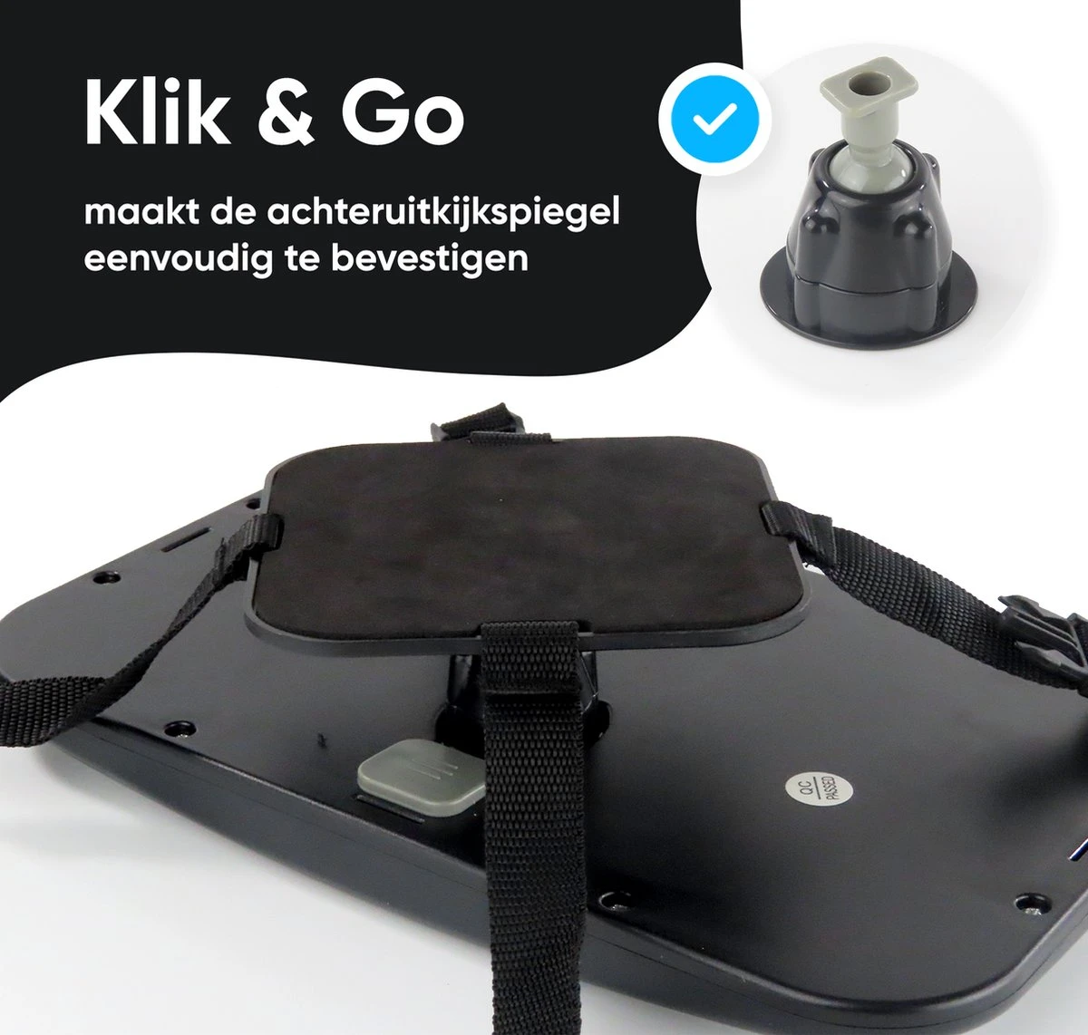 Autospiegel Baby 360° Verstelbaar Voor Hoofdsteun Autostoel -Achteruitkijkspiegel XL- Achterbankspiegel Kinderen -Baby Veiligheid Accessoires - Zwart 9 Autospiegel Baby 360° Verstelbaar Voor Hoofdsteun Autostoel -Achteruitkijkspiegel XL- Achterbankspiegel Kinderen -Baby Veiligheid Accessoires - Zwart - Afbeelding 7
