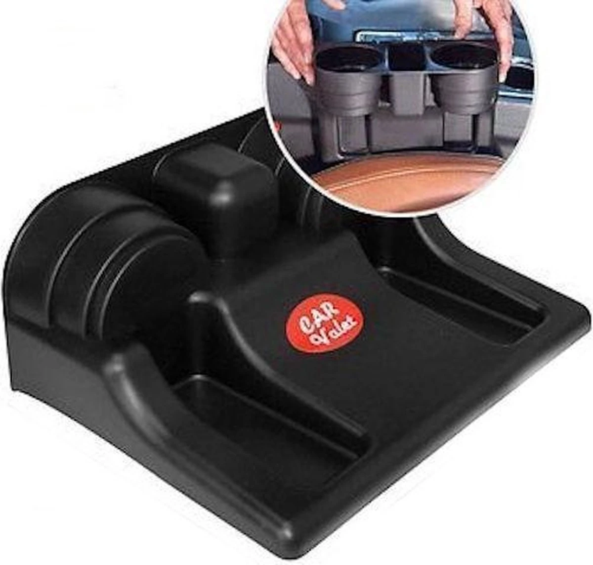 Merkloos Decopatent® Autostoel Organizer - Voor Tussen Auto Stoel / Console - Bekerhouder & Telefoonhouder - Opbergvakken - Auto Organiser 10 Merkloos Decopatent® Autostoel Organizer - Voor Tussen Auto Stoel / Console - Bekerhouder & Telefoonhouder - Opbergvakken - Auto Organiser - Afbeelding 8