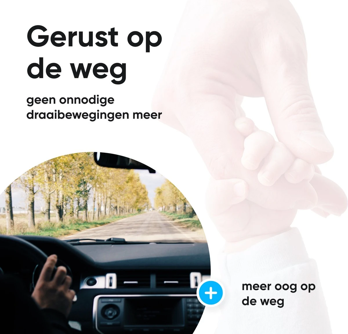 Autospiegel Baby 360° Verstelbaar Voor Hoofdsteun Autostoel -Achteruitkijkspiegel XL- Achterbankspiegel Kinderen -Baby Veiligheid Accessoires - Zwart 6 Autospiegel Baby 360° Verstelbaar Voor Hoofdsteun Autostoel -Achteruitkijkspiegel XL- Achterbankspiegel Kinderen -Baby Veiligheid Accessoires - Zwart - Afbeelding 4