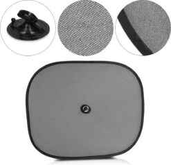 Navaris 2x Auto Zijruit Zonwering - 44 X 36 Cm Zonnescherm Set Voor Bescherming Van Baby, Kinderen - Voor Zijruit En Achterbank -Auto Zit Verkoop 1200x1156 2