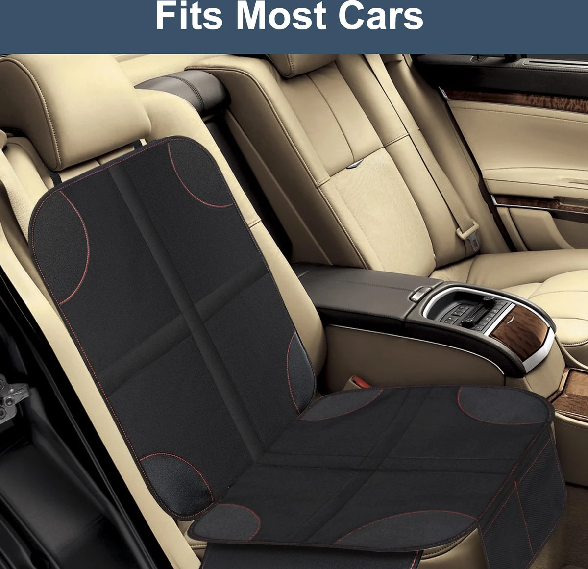 Nixnix - Autostoelhoes - Autostoelbeschermer - Autostoel Beschermer - Zwart - Bescherm Mat - Kinderen 5 Nixnix - Autostoelhoes - Autostoelbeschermer - Autostoel Beschermer - Zwart - Bescherm Mat - Kinderen - Afbeelding 3