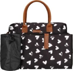 Kidzroom Black And White Luiertas - Zwart - Ophanglussen Kinderwagen - Verschoonmatje - Verstelbare Schouderband -Auto Zit Verkoop 1200x1164 1