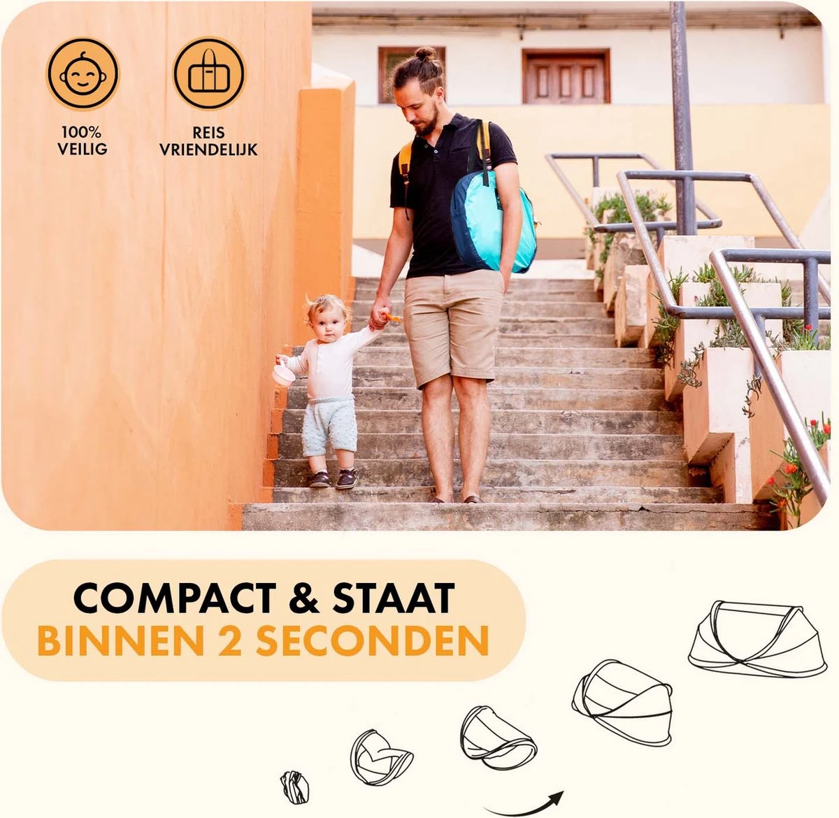 Deryan Peuter Luxe Campingbedje – Inclusief Zelfopblaasbare Matras - Ocean 5 Deryan Peuter Luxe Campingbedje – Inclusief Zelfopblaasbare Matras - Ocean - Afbeelding 3