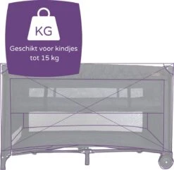 Prénatal Luxe Campingbedje Met Bodemverhoger - Inklapbaar Baby Campingbed - Reisbedje Met Wieltjes - Inclusief Bodemmatras - 120 X 60 Cm - Zwart -Auto Zit Verkoop 1200x1171 12