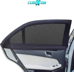 CUBEXCOM® Auto Zonnescherm, Autoraamschaduwen Voor Baby, Kinderen, Volwassenen En Huisdieren, 2 STUKS, Autoruit Zonwering, Universele Zonnescherm Zonnewering, Auto Klamboe Gordijn, UV Zonbescherming Protectie, Anti-Verblinding -Auto Zit Verkoop 1200x1172 3