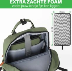 Brisby Slijtvaste Luiertas – Verzorgingstas – Met Buggymontage - Groen 21 Brisby Slijtvaste Luiertas – Verzorgingstas – Met Buggymontage - Groen -Auto Zit Verkoop 1200x1179 3