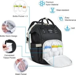 Premium Baby Luierrugzak - Baby Tas - Luiertas Met Grote Capaciteit - Multifunctionele Waterdichte Pamper Tas - Zwangerschap Tas - Kraamcadeau - Baby Shower -Auto Zit Verkoop 1200x1182 3