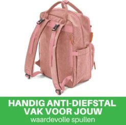 Brisby Slijtvaste Luiertas – Verzorgingstas – Met Buggymontage - Roze -Auto Zit Verkoop 1200x1189 1