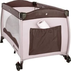 TecTake - Kinder Reisbed Babybed - Beige / Bruin - 402417 - 126x65x80 Cm Met Draagtas -Auto Zit Verkoop 1200x1194 4