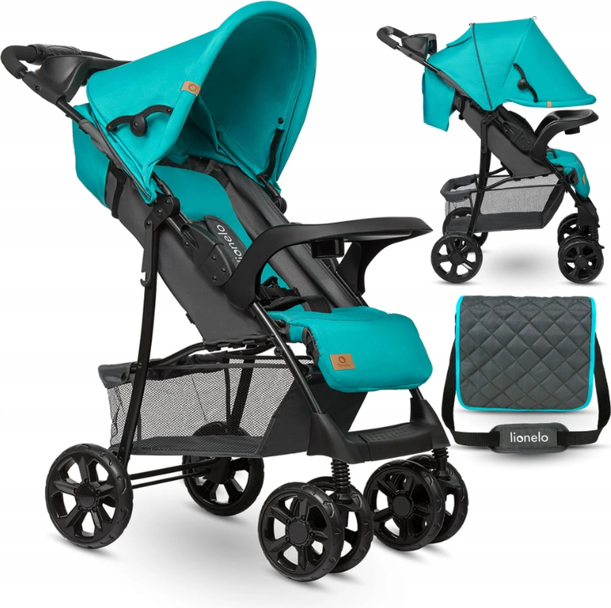 Lionelo Emma Plus - Buggy - Lichte - 5-punts Gordel - Tot 15kg 3 Lionelo Emma Plus - Buggy - Lichte - 5-punts Gordel - Tot 15kg