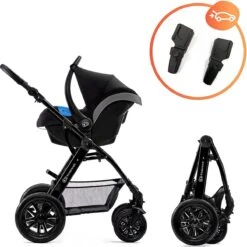 Kinderkraft Moov 3 In 1 Kinderwagen - Inclusief Autostoel - Black -Auto Zit Verkoop 1200x1198 23