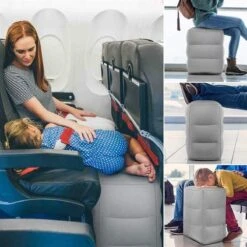 Vliegtuigbedje - Reiskussen - Voetensteun - Multifunctioneel Opblaasbaar Kussen Voor In Het Vliegtuig - Auto - Trein -Auto Zit Verkoop 1200x1200 1266