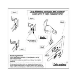 Zadel Op Stang Model 1 Kinderzitje Voor Damesfiets Met 2 Dunne Stangen - Nooit Meer Zwaar Sturen -Auto Zit Verkoop 1200x1200 1277