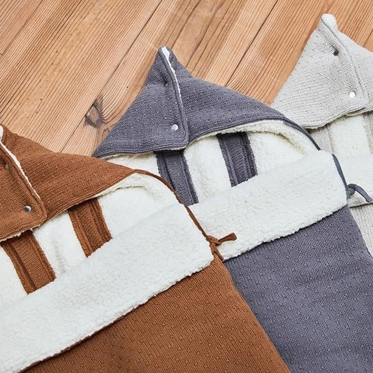 Jollein Voetenzak Voor Autostoel & Kinderwagen - Bliss Knit - Storm Grey 12 Jollein Voetenzak Voor Autostoel & Kinderwagen - Bliss Knit - Storm Grey - Afbeelding 10